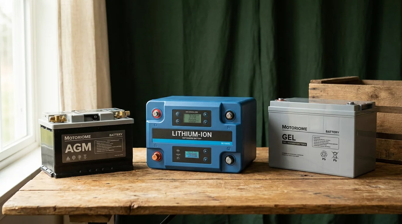 Gamme de batteries lithium et gel pour camping-car